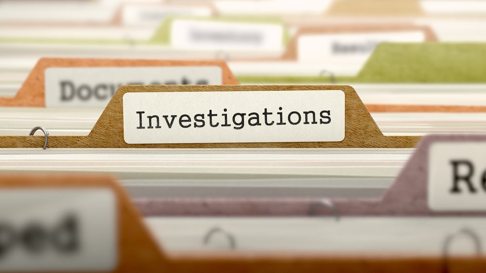 Investigation for disciplinary procedure