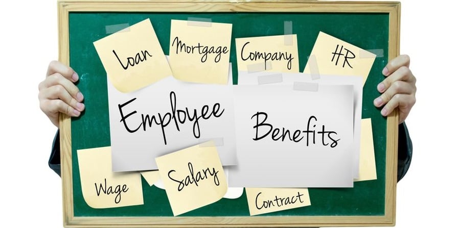 Employee benefits costs for business