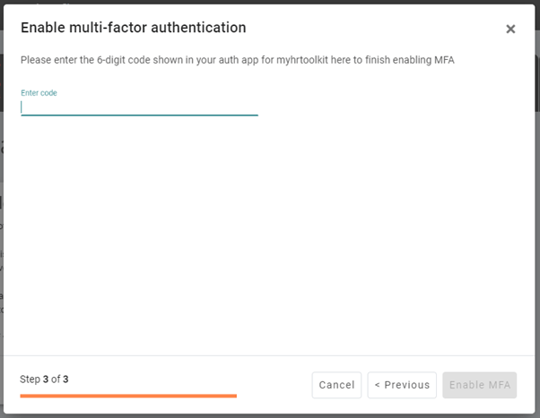 Confirm your device is setup correctly MFA