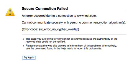 TLS deprecation