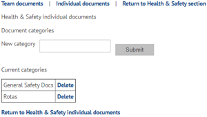 Health and safety delete documents on myhrtoolkit