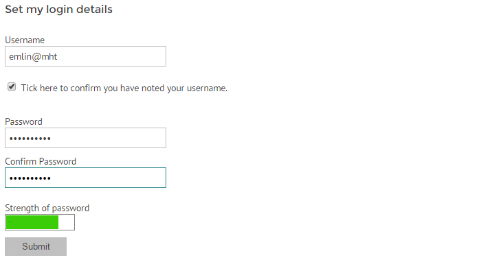 myhrtoolkit username and password settings