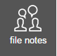 Management file notes icon