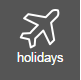 Management holidays icon