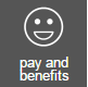 Management pay and benefits icon