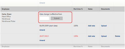 Variable hours settings in myhrtoolkit