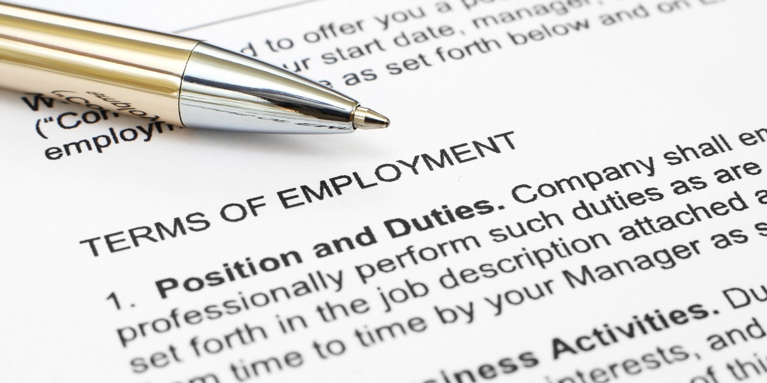 What should be included in a contract of employment