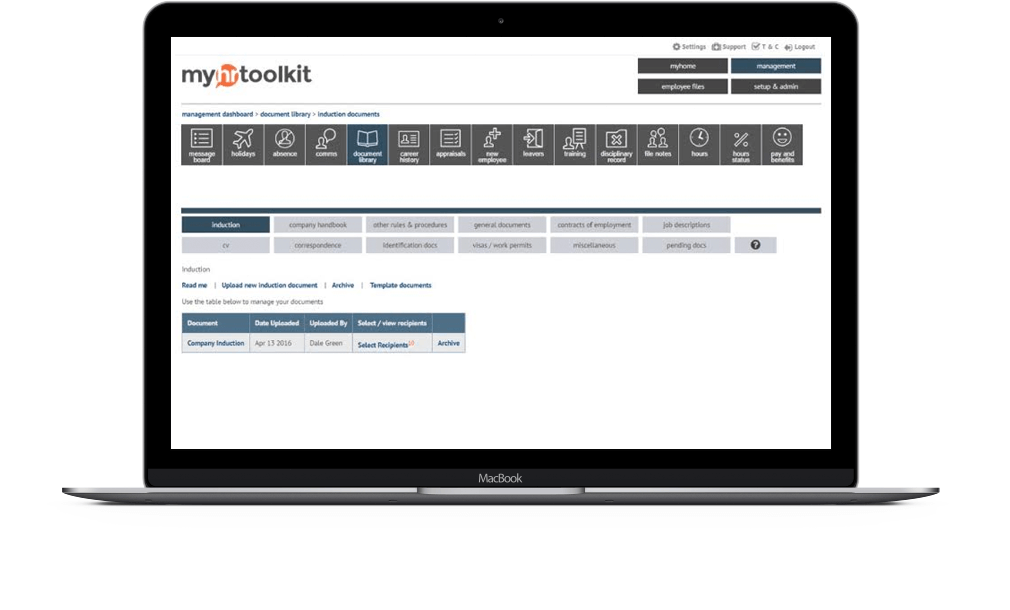 HR document management software